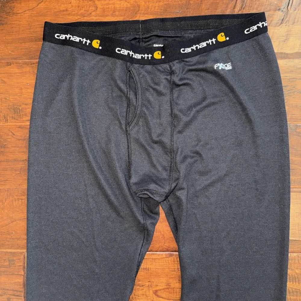 Carhartt Men's Force‎ Midweight Thermal Base Layer Pants Black Size XL EUC